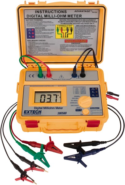 Fluke Backlight Display, 2,000 Megohm Electrical Insulation Resistance Tester & Megohmmeter - FLUKE- 1503