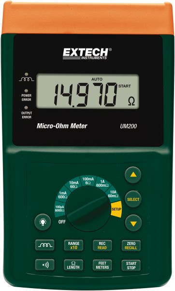 Fluke Backlight Display, 2,000 Megohm Electrical Insulation Resistance Tester & Megohmmeter - FLUKE- 1503