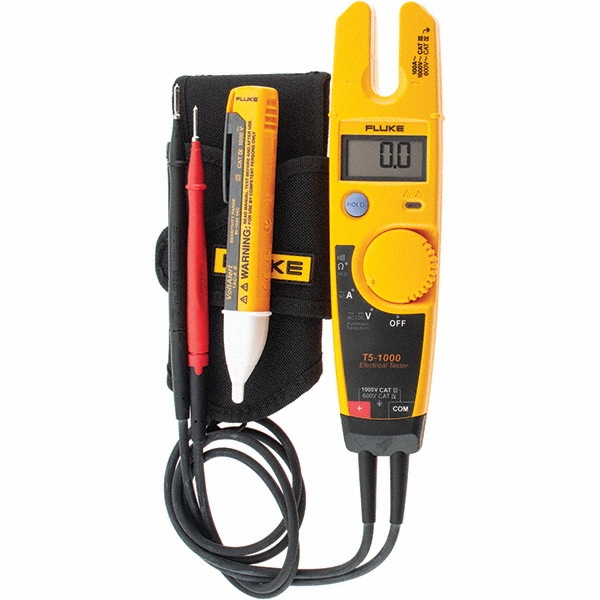 Fluke CAT III & CAT IV, Digital & Digital Clamp Multimeter: 1,000 VDC - FLUKE-87V-MAX/E2 KIT