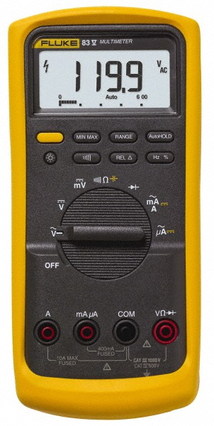 Fluke CAT III & CAT IV, Auto Ranging Digital Manual Ranging True RMS & Wireless Multimeter: 1,000 VAC/VDC - FLK-3000FC