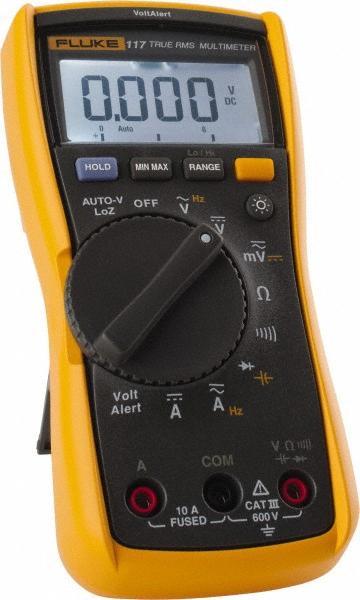 Fluke CAT III & CAT IV, Auto Ranging Digital Manual Ranging True RMS & Wireless Multimeter: 1,000 VAC/VDC - FLK-3000FC