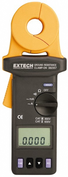 PCE Instruments Earth Ground Resistance Testers; Maximum Earth Ground Resistance (kiloohm): 300; Minimum Earth Ground Resistance (kiloohm): 0.00002; Minimum Resolution: 0.001; Operating Frequency (Hz): 400; Maximum Resolution: 0.002; Cat Rating: CAT III; Accuracy: 5; Amperage: 250.0000; Voltage: 48.00 - PCE-ET 5000