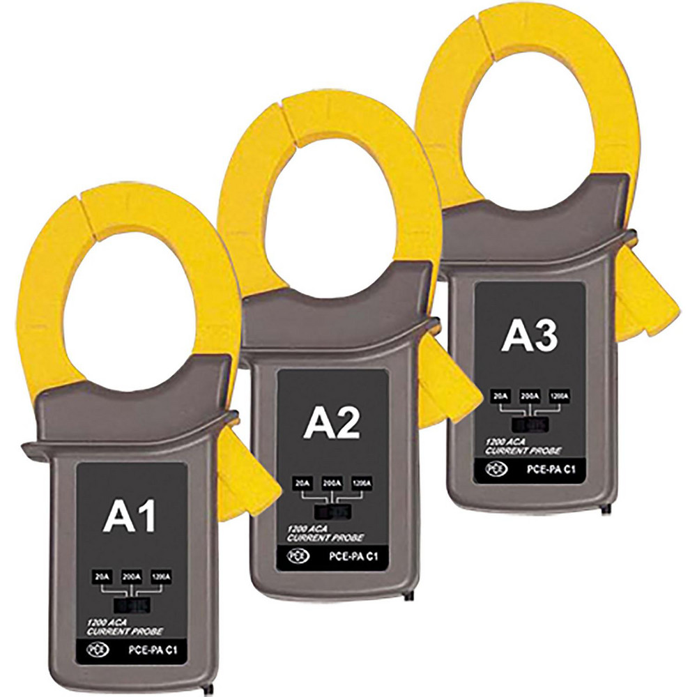 PCE Instruments Power Meters; Meter Type: Power Quality Analyzer; Application: Power Meter; Maximum Current Capability (A): 1200.00; Maximum Solar Power Measurement: 9999 kW; Power Factor: 1; Peak Capture: Yes; Storage: 4 GB; Cat Rating: CAT III; Data Logging: Yes; Overall Height: 8.8 in; Overall Length: 4.90 - PCE-PA 8300-1