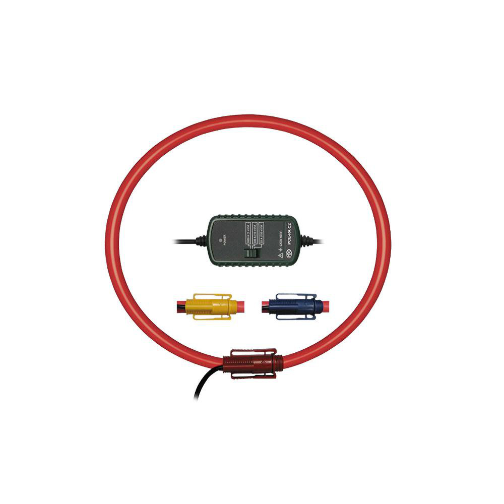 PCE Instruments Power Meters; Meter Type: Power Quality Analyzer; Application: Power Meter; Maximum Current Capability (A): 1200.00; Maximum Solar Power Measurement: 9999 kW; Power Factor: 1; Peak Capture: Yes; Storage: 4 GB; Cat Rating: CAT III; Data Logging: Yes; Overall Height: 8.8 in; Overall Length: 4.90 - PCE-PA 8300-1