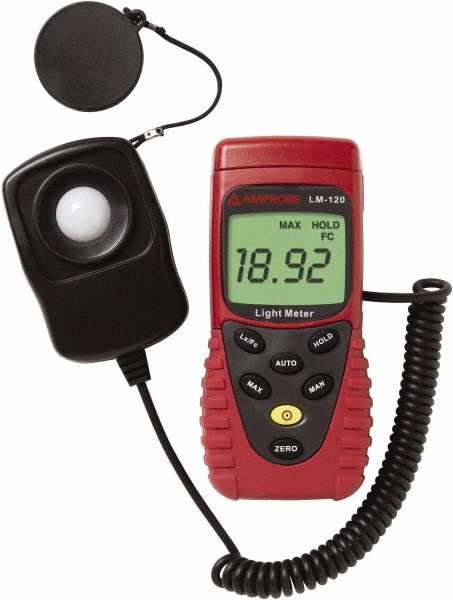 Klein Tools Light Meters; Compatible Lighting: Light; Maximum Measurement (FC): 4000; Maximum Measurement (Lux): 40000 lx; Minimum Measurement: 0.0 lx; Minimum Measurement (FC): 0; Minimum Measurement (Lux): 0; Accuracy ± (%): +/- 5 % reading +/-10 digits @ 10,000 Lux; Maximum Measurement (RPM): 40000 lx - ET130