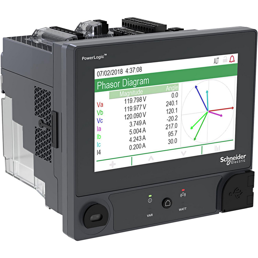 FLIR Power Meters & Analyzers: Meter Type: Power Analyzer/Datalogger; Application: 3-phase power analyzer/data logger capable of logging up to 30,000 sets of measurements; Maximum Current Capability (A): 1200.00 - PQ3450-12-NIST