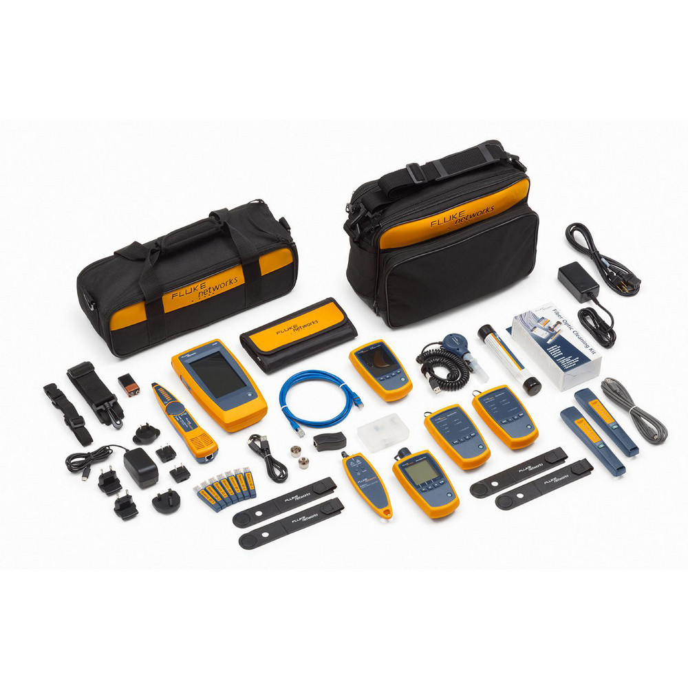 Fluke Networks LinkIQ Kit & Fiber Verification Kit with Inspection (MM & SM) - LIQ-KIT-FTK1475