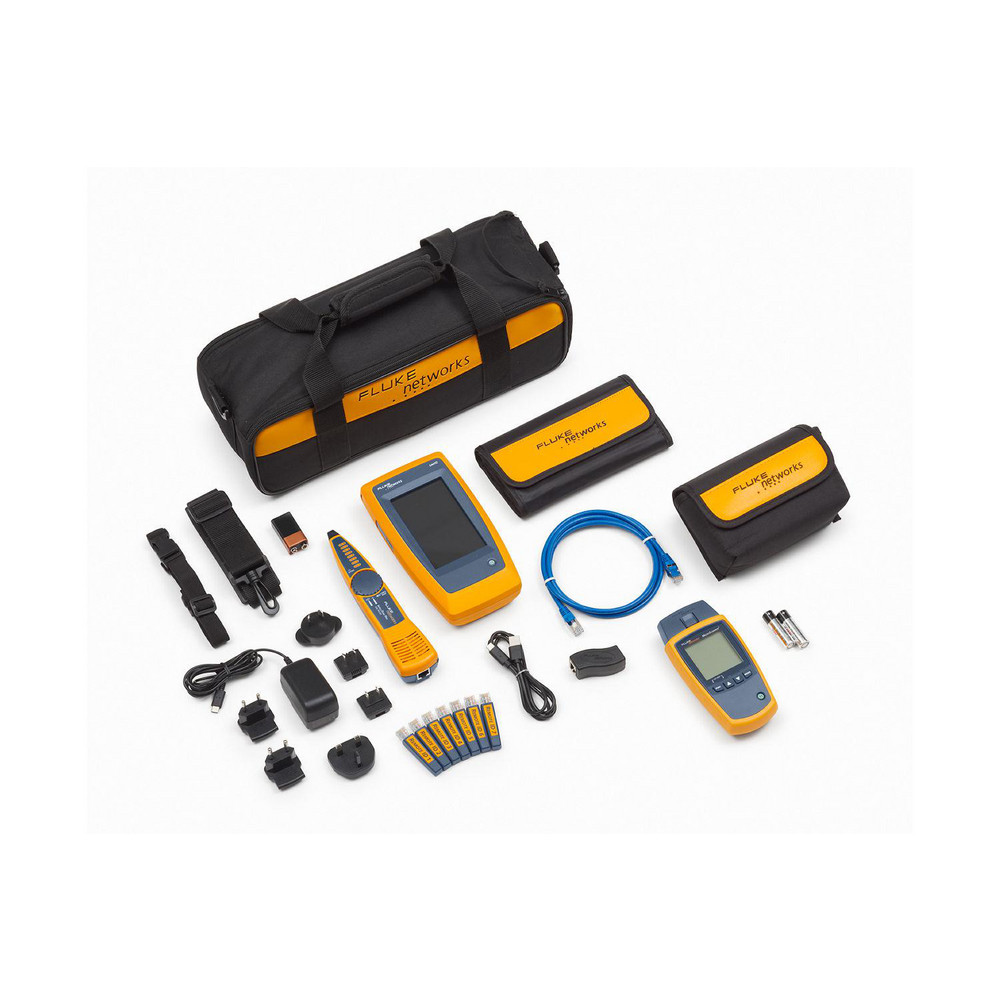 Fluke Networks LinkIQ Kit & Fiber Verification Kit with Inspection (MM & SM) - LIQ-KIT-FTK1475
