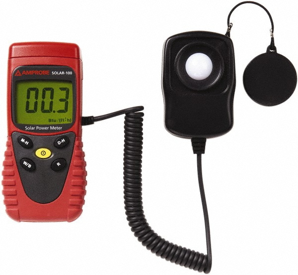 FLIR Solar Power Meters & Analyzers: Meter Type: Solar Power Meter; Application: Measures solar power level from sunlight outdoors to determine the best location of solar panel and solar water heater installations.; Display Type: LCD - SP505