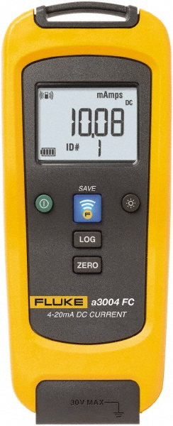 Fluke Wireless Clamp Meter: CAT III, 1.4" Jaw, Thin Jaw - FLUKE-393 FC