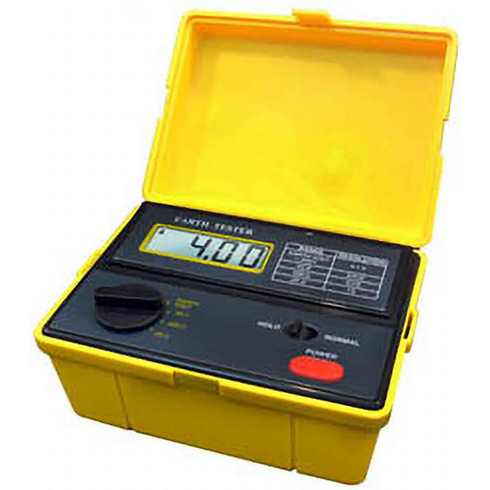 PCE Instruments Earth Ground Resistance Testers: Maximum Earth Ground Resistance (kiloohm): 2; Minimum Earth Ground Resistance (kiloohm): 0.01; Minimum Resolution: 0.10; Maximum Resolution: 0.10; Operating Frequency (Hz): 50 - PCE-ECT 50