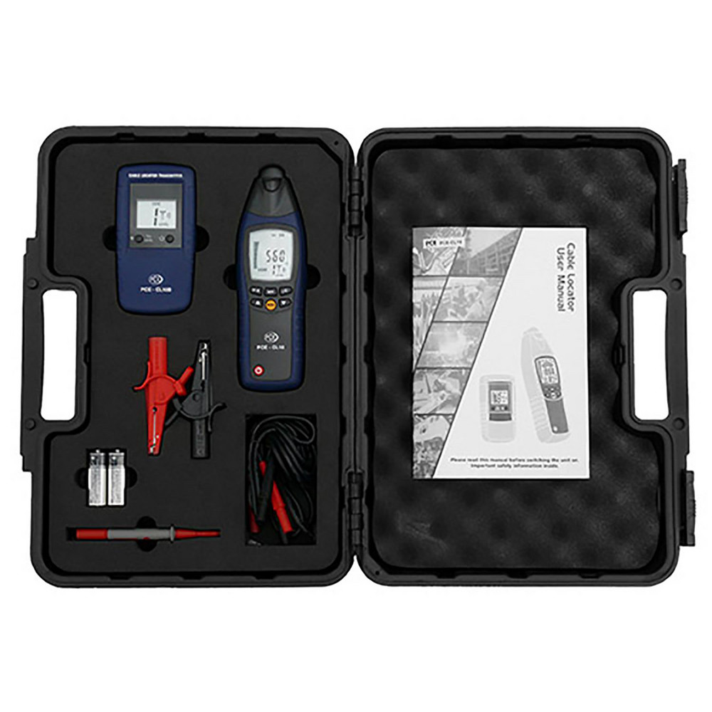 PCE Instruments Wire Tracers & Utility Line Locators: Detector Type: Underground Cable Locator; Maximum Measurement Depth (Meters): 18 in - PCE-CL 10