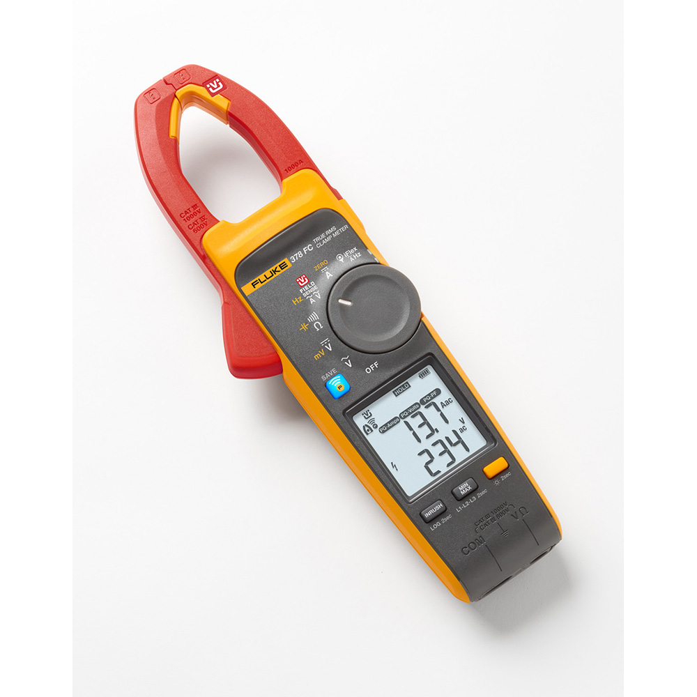 FLIR Clamp Meters: Clamp Meter Type: Auto Ranging; Measures: Resistance, Temperature, Voltage, Capacitance, Frequency, Current; Jaw Style: Clamp On; Jaw Capacity (Decimal Inch): 1.1800 - EX655-NIST