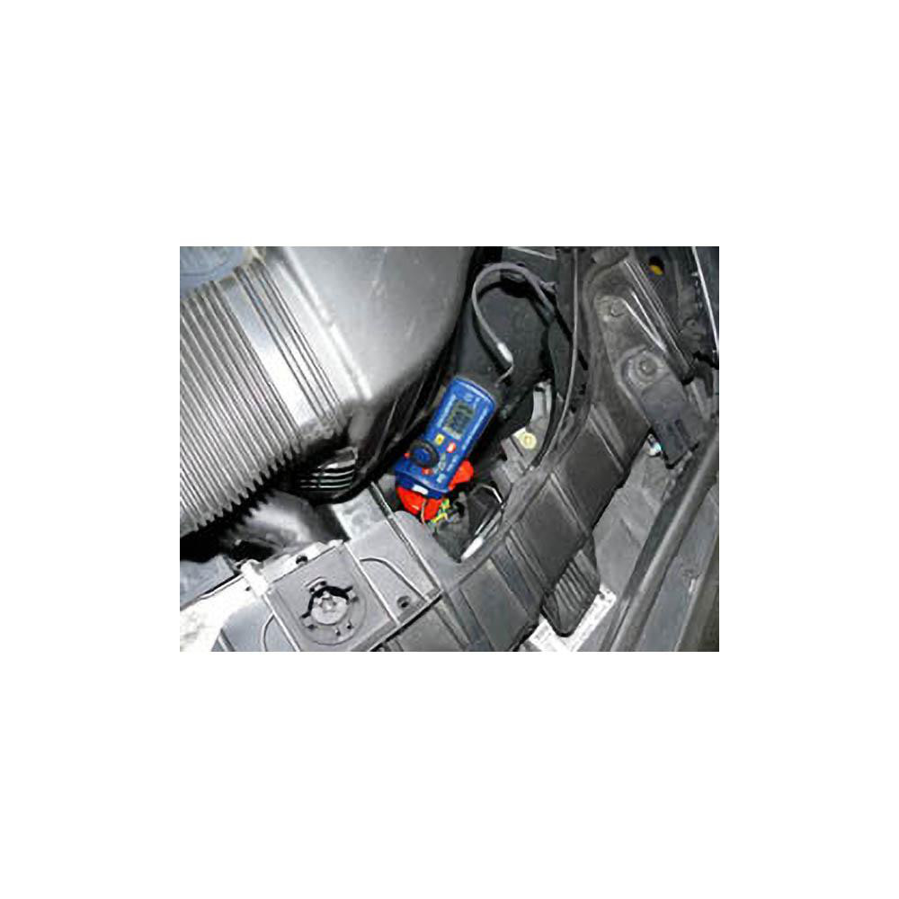 PCE Instruments Auto Ranging Compact & Voltage Clamp Meter: CAT I CAT II & CAT III, 0.7" Jaw, C-Clamp & Curved Jaw - PCE-DC1
