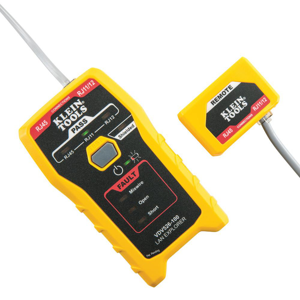 Klein Tools Electrical Test Equipment Accessories: Accessory Type: Replacement Remote; For Use With: VDV526-100 LAN Explorer - VDV999-150