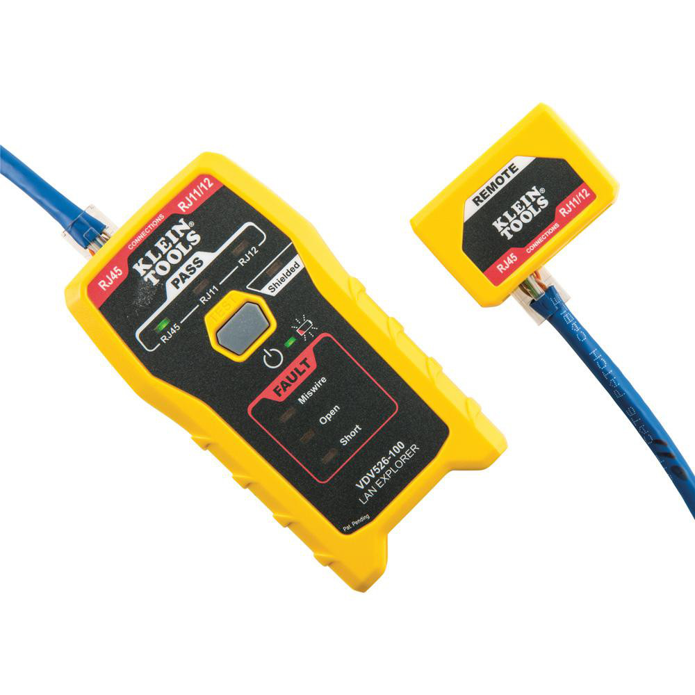 Klein Tools Electrical Test Equipment Accessories: Accessory Type: Replacement Remote; For Use With: VDV526-100 LAN Explorer - VDV999-150