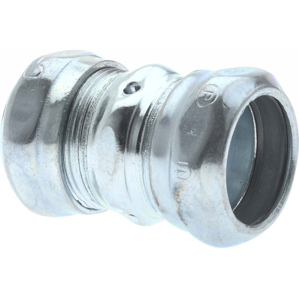 Cooper Crouse-Hinds Conduit Connector: For EMT, Steel, 3/4" Trade Size - 1651