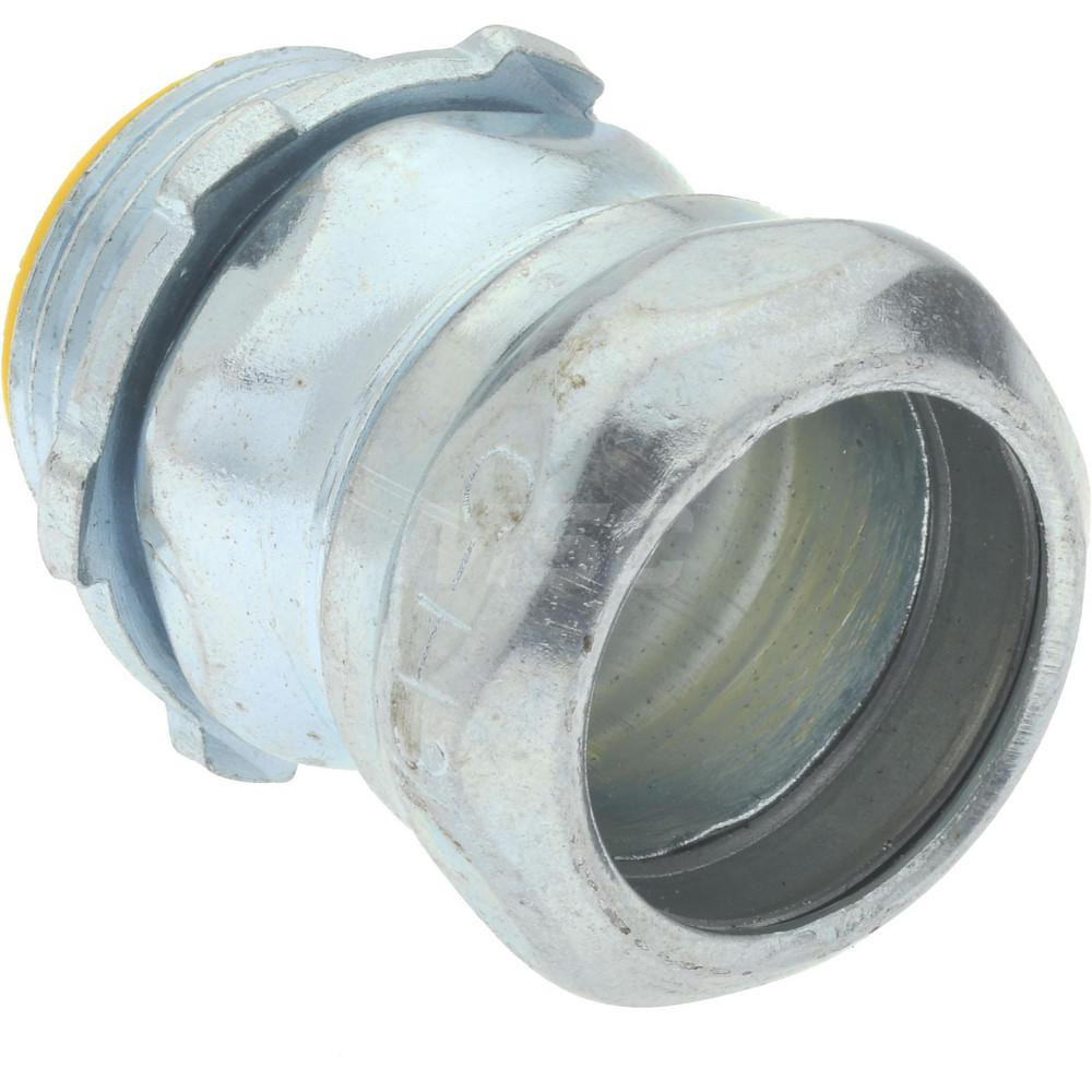 Cooper Crouse-Hinds Conduit Connector: For EMT, Steel, 3/4" Trade Size - 1651