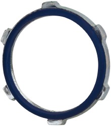 Cooper Crouse-Hinds Conduit Locknut: For Rigid & Intermediate (IMC), Steel, 1-1/2" Trade Size - 15