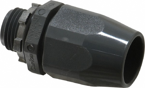 Thomas & Betts Conduit Connector: For Liquid-Tight, Thermoplastic, 1/2" Trade Size - LT43D-NEW