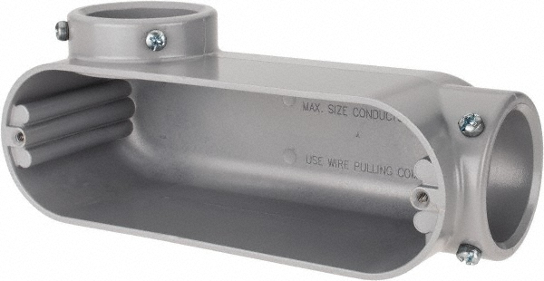Hubbell Killark LL Body, 2" Trade, EMT Aluminum Conduit Body - EBLL-6