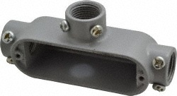 Hubbell Killark LL Body, 2" Trade, EMT Aluminum Conduit Body - EBLL-6