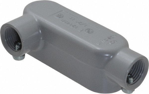 Hubbell Killark LL Body, 1/2" Trade, EMT Aluminum Conduit Body - EBLL-1