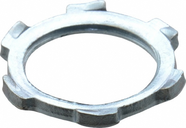Thomas & Betts Conduit Locknut: For Rigid & Intermediate (IMC), Steel, 1/2" Trade Size - 141SL