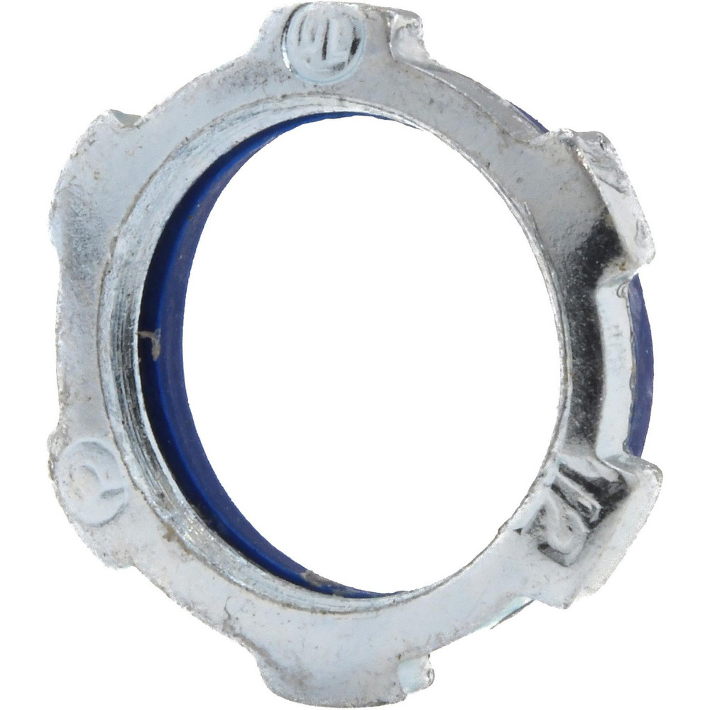 Thomas & Betts Conduit Locknut: For Rigid & Intermediate (IMC), Steel, 1/2" Trade Size - 141SL