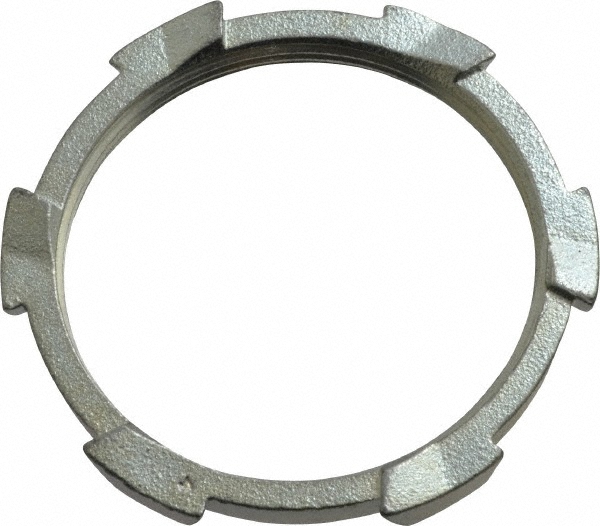 Thomas & Betts Conduit Locknut: For Rigid & Intermediate (IMC), Steel, 1/2" Trade Size - 141SL