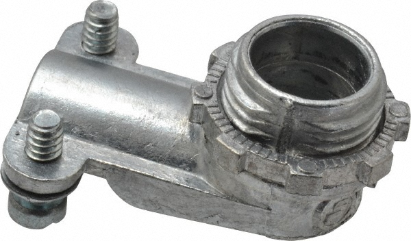 Cooper Crouse-Hinds Conduit Connector: For FMC, Die Cast Zinc, 2" Trade Size - 2671