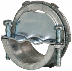 Cooper Crouse-Hinds Conduit Connector: For FMC, Die Cast Zinc, 2" Trade Size - 2671