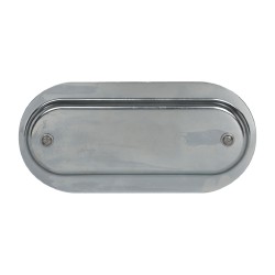 Hubbell Killark 3-1/2" & 4" Trade, Steel Conduit Body Cover Plate - 970