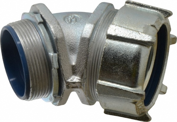 Cooper Crouse-Hinds Conduit Connector: For Rigid & Intermediate (IMC), Malleable Iron, 1-1/4" Trade Size - CPR4