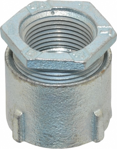Cooper Crouse-Hinds Conduit Connector: For Rigid & Intermediate (IMC), Malleable Iron, 1-1/4" Trade Size - CPR4