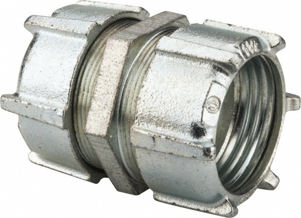 Cooper Crouse-Hinds Conduit Connector: For Rigid & Intermediate (IMC), Malleable Iron, 1-1/4" Trade Size - CPR4