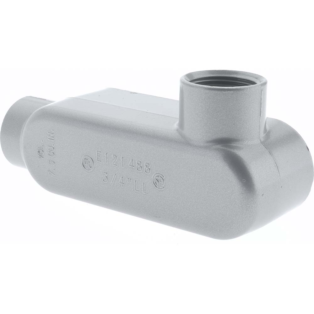 Cooper Crouse-Hinds Form 5, LL Body, 3/4" Trade, EMT, IMC, Rigid Aluminum Conduit Body - LL25 MT