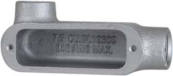 Cooper Crouse-Hinds Form 5, LL Body, 3/4" Trade, EMT, IMC, Rigid Aluminum Conduit Body - LL25 MT