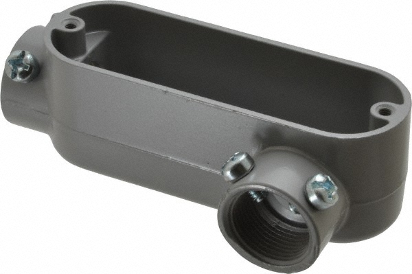 Cooper Crouse-Hinds Form 5, LL Body, 3/4" Trade, EMT, IMC, Rigid Aluminum Conduit Body - LL25 MT