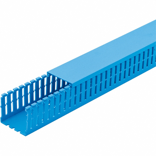 Panduit "Wire Duct: Slotted Wall, 3.12" High, Screw Mount" - G1.5X3WH6