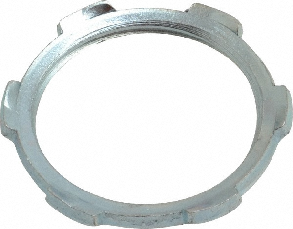 Cooper Crouse-Hinds Conduit Locknut: For Rigid & Intermediate (IMC), Steel, 1-1/4" Trade Size - 14X