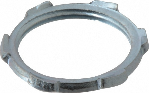 Cooper Crouse-Hinds Conduit Locknut: For Rigid & Intermediate (IMC), Steel, 1-1/4" Trade Size - 14X