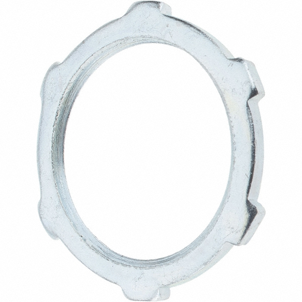Thomas & Betts Conduit Locknut: For Rigid & Intermediate (IMC), Steel, 1" Trade Size - 143