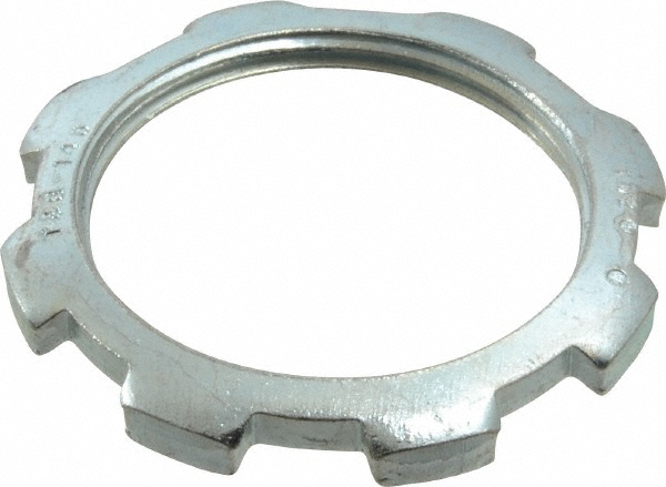 Thomas & Betts Conduit Locknut: For Rigid & Intermediate (IMC), Steel, 1" Trade Size - 143