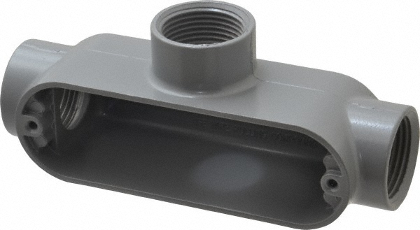 Cooper Crouse-Hinds Form 5, LB Body, 1" Trade, IMC, Rigid Aluminum Conduit Body - LB35