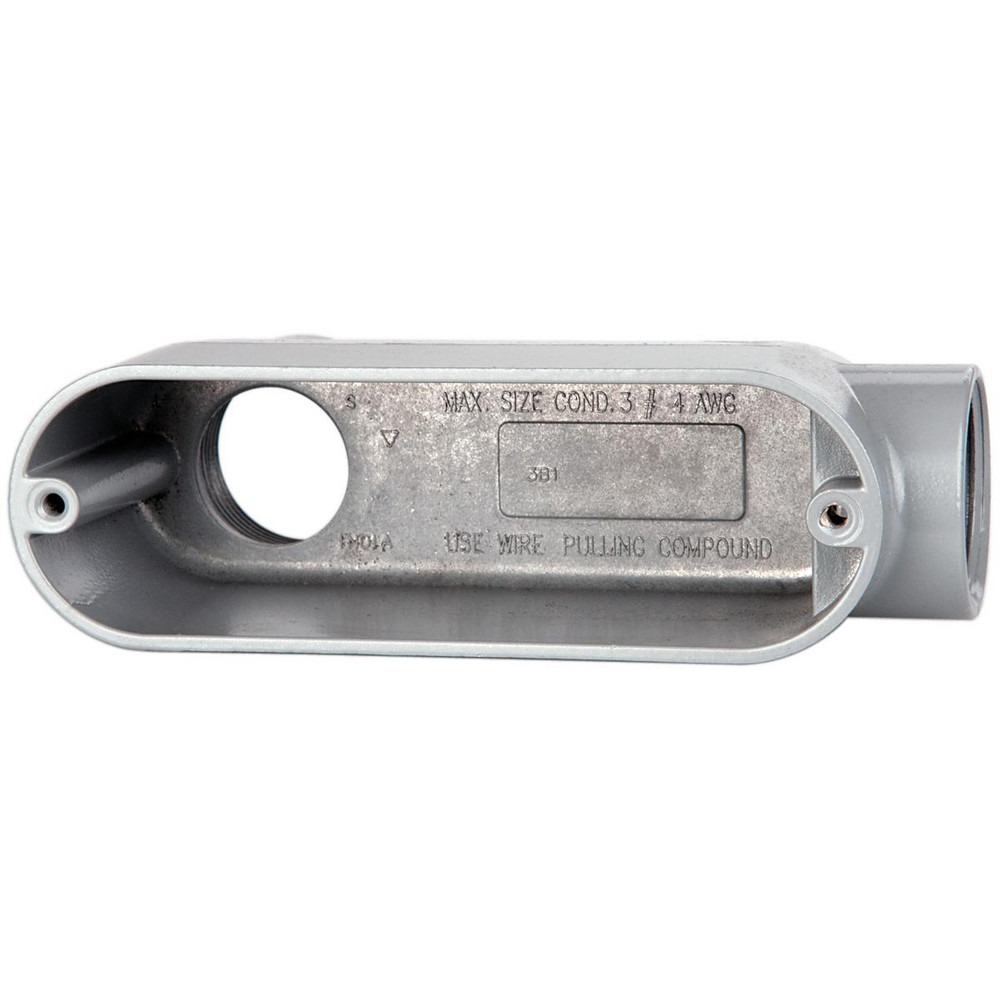Cooper Crouse-Hinds Form 5, LB Body, 1" Trade, IMC, Rigid Aluminum Conduit Body - LB35