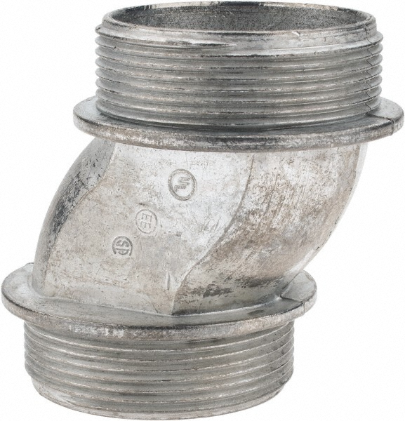 Thomas & Betts Conduit Nipple: For Rigid & Intermediate (IMC), Die Cast Zinc, 1-1/2" Trade Size - HO225