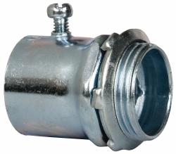 Cooper Crouse-Hinds Conduit Connector: For EMT, Steel, 2" Trade Size - 1455
