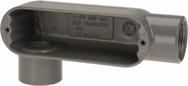 Thomas & Betts LR Body, 1" Trade, IMC, Rigid Aluminum Conduit Body - ALR-3