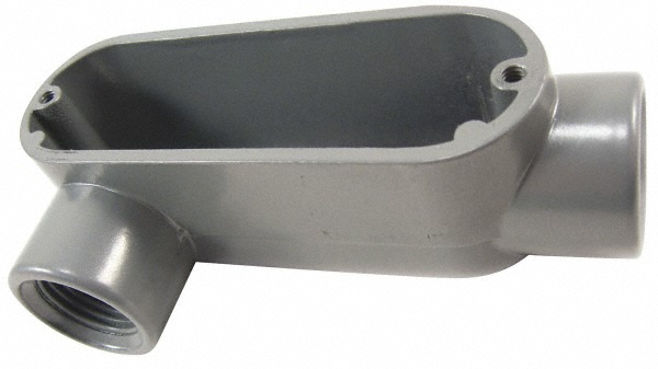 Thomas & Betts LR Body, 1" Trade, IMC, Rigid Aluminum Conduit Body - ALR-3